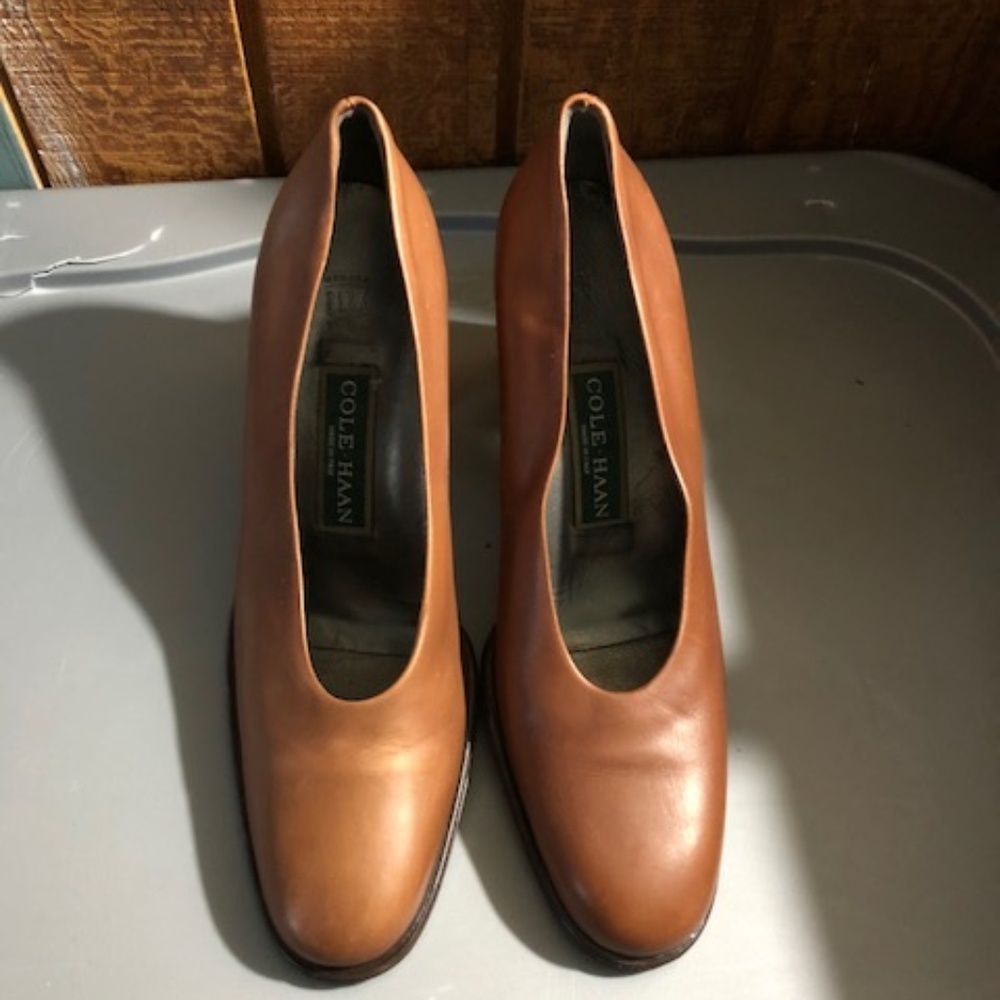 Cole Haan Brown Leather Heels Size 8 B